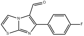6-(4-氟苯基)咪唑并[2,1-B]噻唑-5-甲醛, 134670-30-7, 结构式