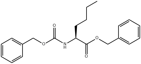 L-NORLEUCINE, N-[(PHENYLMETHOXY)CARBONYL]-, PHENYLMETHYL ESTER 结构式