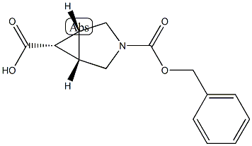 endo-3-Cbz-3-azabicyclo[3.1.0]-hexane-6-carboxylic acid,134677-59-1,结构式