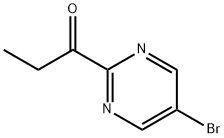 1-(5-溴嘧啶-2-基)丙-1-酮,1346808-91-0,结构式