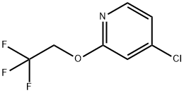 4-chloro-2-(2,2,2-trifluoroethoxy)pyridine Struktur