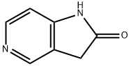 1,3-ジヒドロ-2H-ピロロ[3,2-C]ピリジン-2-オン 化学構造式