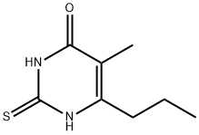 4-HYDROXY-5-METHYL-6-N-PROPYLPYRIMIDINE-2-THIOL 化学構造式