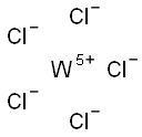 タングステン(V)ペンタクロリド 化学構造式