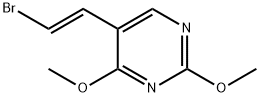 PyriMidine, 5-(2-broMoethenyl)-2,4-diMethoxy-, (E)-,134700-28-0,结构式