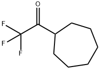 Ethanone, 1-cycloheptyl-2,2,2-trifluoro- (9CI) 结构式