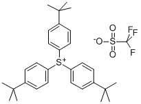 トリス(4-TERT-ブチルフェニル)スルホニウムトリフラート 化学構造式
