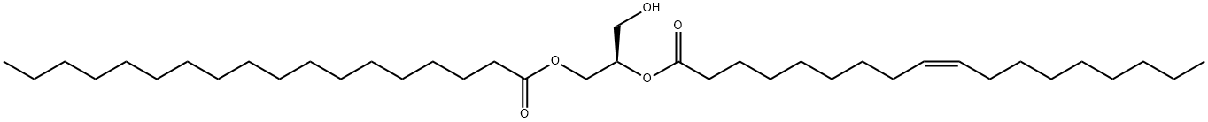 3-STERAOYL-2-OLEOYL-SN-GLYCEROL,134731-52-5,结构式