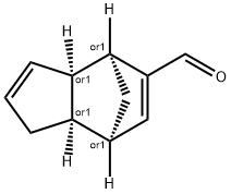 4,7-Methano-1H-indene-5-carboxaldehyde, 3a,4,7,7a-tetrahydro-, (3aalpha,4alpha,7alpha,7aalpha)- (9CI) 结构式