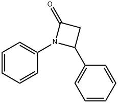 1,4-diphenyl-2-azetidinone Structure