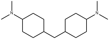 4,4'-METHYLENEBIS-(N,N-DIMETHYLCYCLOHEXANAMINE) Struktur