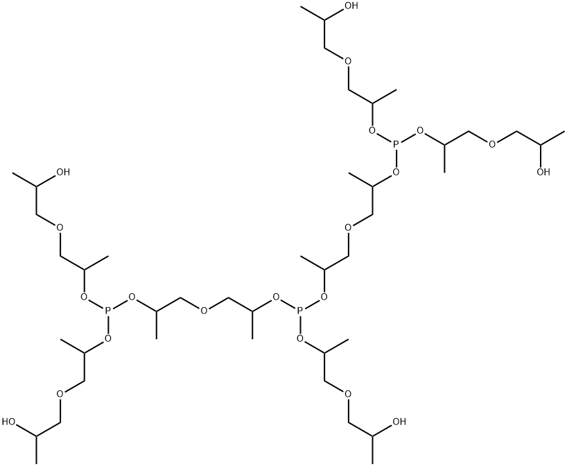 bis[13-hydroxy-7-[2-(2-hydroxypropoxy)-1-methylethoxy]-1,5,9-trimethyl-3,6,8,11-tetraoxa-7-phosphatetradec-1-yl][2-(2-hydroxypropoxy)-1-methylethyl]phosphine|亚磷酸庚基二丙二醇酯