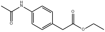 4-乙酰氨基苯乙酸乙酯,13475-17-7,结构式
