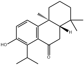 9(1H)-Phenanthrenone, 2,3,4,4a,10,10a-hexahydro-7-hydroxy-1,1,4a-trimethyl-8-(1-methylethyl)-, (4aS,10aS)-,13476-32-9,结构式