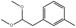 3-メチルフェニルアセトアルデヒドジメチルアセタール 化学構造式