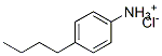 4-butylanilinium chloride Structure