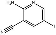 2-aMino-5-iodonicotinonitrile 化学構造式