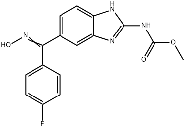 flubendazole oxime 结构式