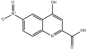 4-Hydroxy-6-nitro-quinoline-2-carboxylic acid Struktur