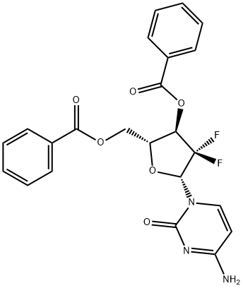 2',2'-Difluoro-2'-deoxycytidine-3',5'-dibenzoate|2',2'-二氟-2'-脱氧胞嘧啶核苷-3',5'-二苯甲酸酯