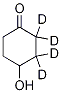 4-Hydroxy Cyclohexanone-d4 化学構造式