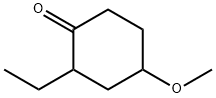2-Ethyl-4-methoxycyclohexanone Struktur