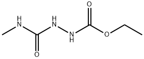 ETHYL 2-[(METHYLAMINO)CARBONYL]HYDRAZINECARBOXYLATE 化学構造式