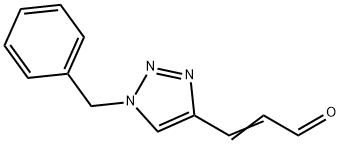 (2E)-3-(1-BENZYL-1H-1,2,3-TRIAZOL-4-YL)ACRYLALDEHYDE Structure