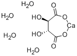 DL-tartaricacidcalciumsalt Struktur
