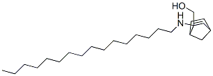 2-hexadecylamino-2-hydroxymethylnorbornene Struktur