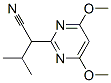 2-Pyrimidineacetonitrile, 4,6-dimethoxy--alpha--(1-methylethyl)- (9CI)|