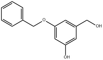 3-(Benzyloxy)-5-hydroxybenzyl Alcohol, 134868-93-2, 结构式