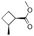 Cyclobutanecarboxylic acid, 2-methyl-, methyl ester, (1R,2S)- (9CI) 结构式