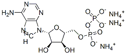 ADENOSINE-8-14C 5'-DIPHOSPHATE AMMONIUM Struktur
