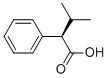 (R)-2-フェニルイソ吉草酸 化学構造式
