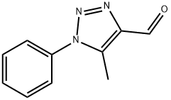 5-methyl-1-phenyl-1,2,3-triazole-4-carbaldehyde Structure