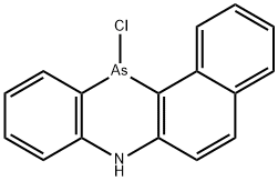 12-Chloro-7,12-dihydrobenzo[a]phenarsazine 结构式