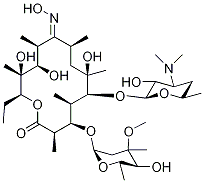 (9Z)-红霉素A肟,134931-01-4,结构式
