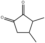 3,4-二甲基2-羟基-2-环戊烯-1-酮,13494-06-9,结构式