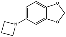 1-(苯并[D][1,3]1,3-二氧杂环戊烯-5-基)氮杂环丁烷, 1349606-58-1, 结构式