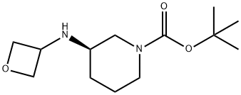 (R)-tert-Butyl 3-(oxetan-3-ylamino)piperidine-1-carboxylate Struktur