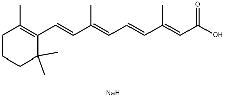 维生素 A 酸钠盐, 13497-05-7, 结构式