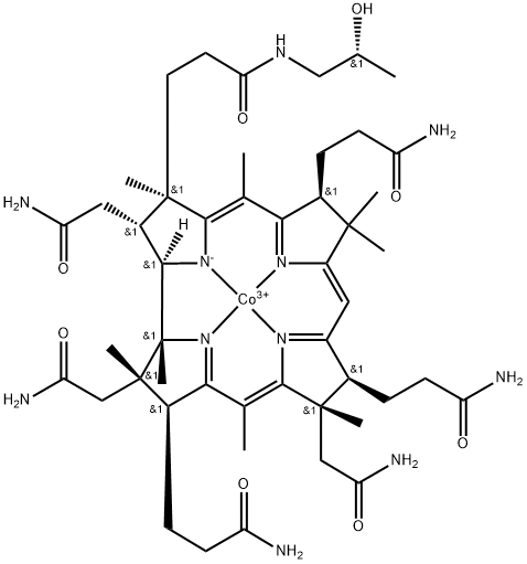 甲基钴胺素水合物,13497-85-3,结构式