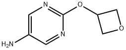 2-(氧杂环丁烷-3-基氧)嘧啶-5-基胺,1349709-06-3,结构式