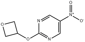 5-Nitro-2-(oxetan-3-yloxy)pyrimidine Structure