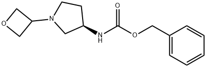 (R)-Benzyl 1-(oxetan-3-yl)pyrrolidin-3-ylcarbamate Structure