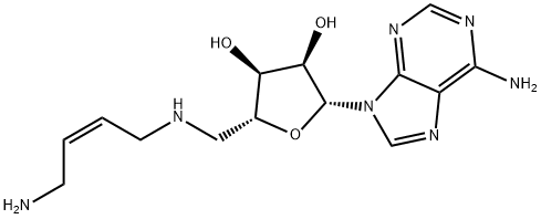 (Z)-N-(5'-Adenosyl)-2-butene-1,4-diamine Struktur