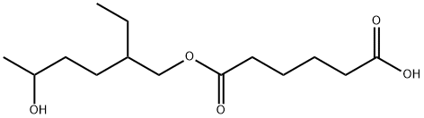 MONO-(2-ETHYL-5-HYDROXYHEXYL)ADIPATE Struktur