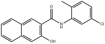 N-(5-Chloro-2-methylphenyl)-3-hydroxynaphthalene-2-carboxamide Struktur