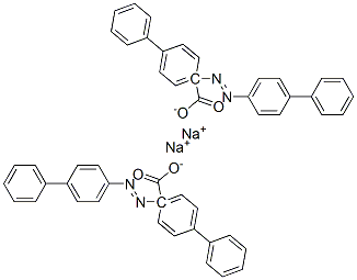 disodium 4',4'''-azobis[1,1'-biphenyl]-4-carboxylate ,135-71-7,结构式